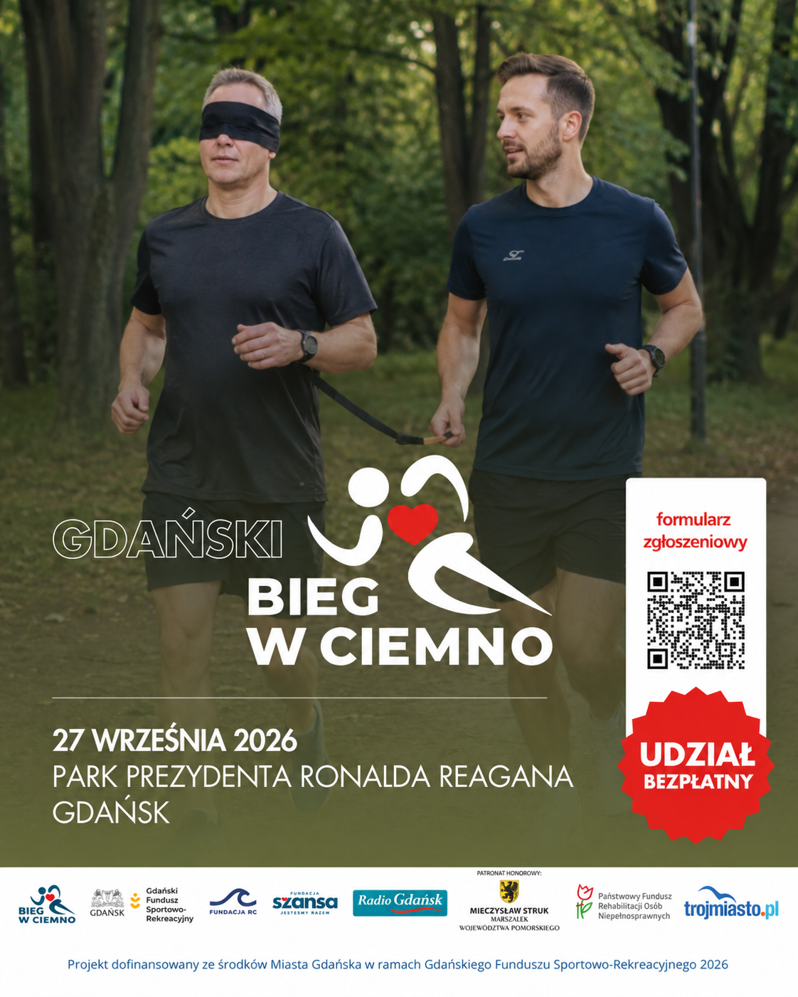 bieg w ciemno plakat max