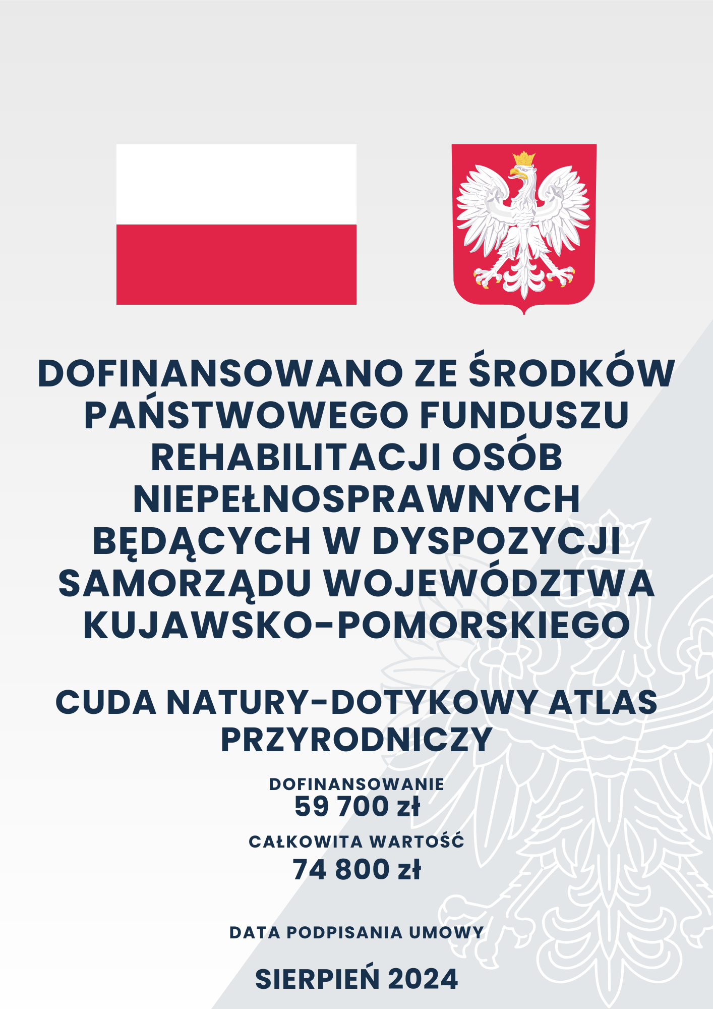 Plakat rządowy Cuda Natury KUJ POM