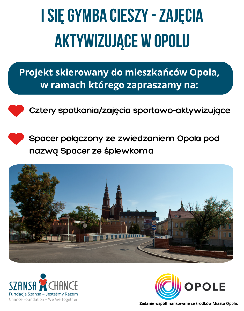 Plakat informujący o projekcie